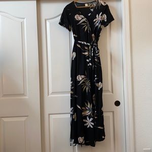 Roxy maxi wrap dress